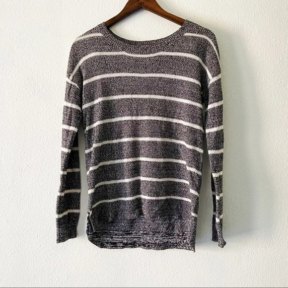 Striped Cozy Knit Sweater Like New Size XS Hi-Lo Extra Small COTTON ON - Picture 1 of 7